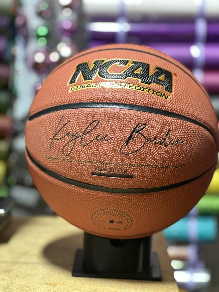 Embroidered Keepsake Basketball - Custom