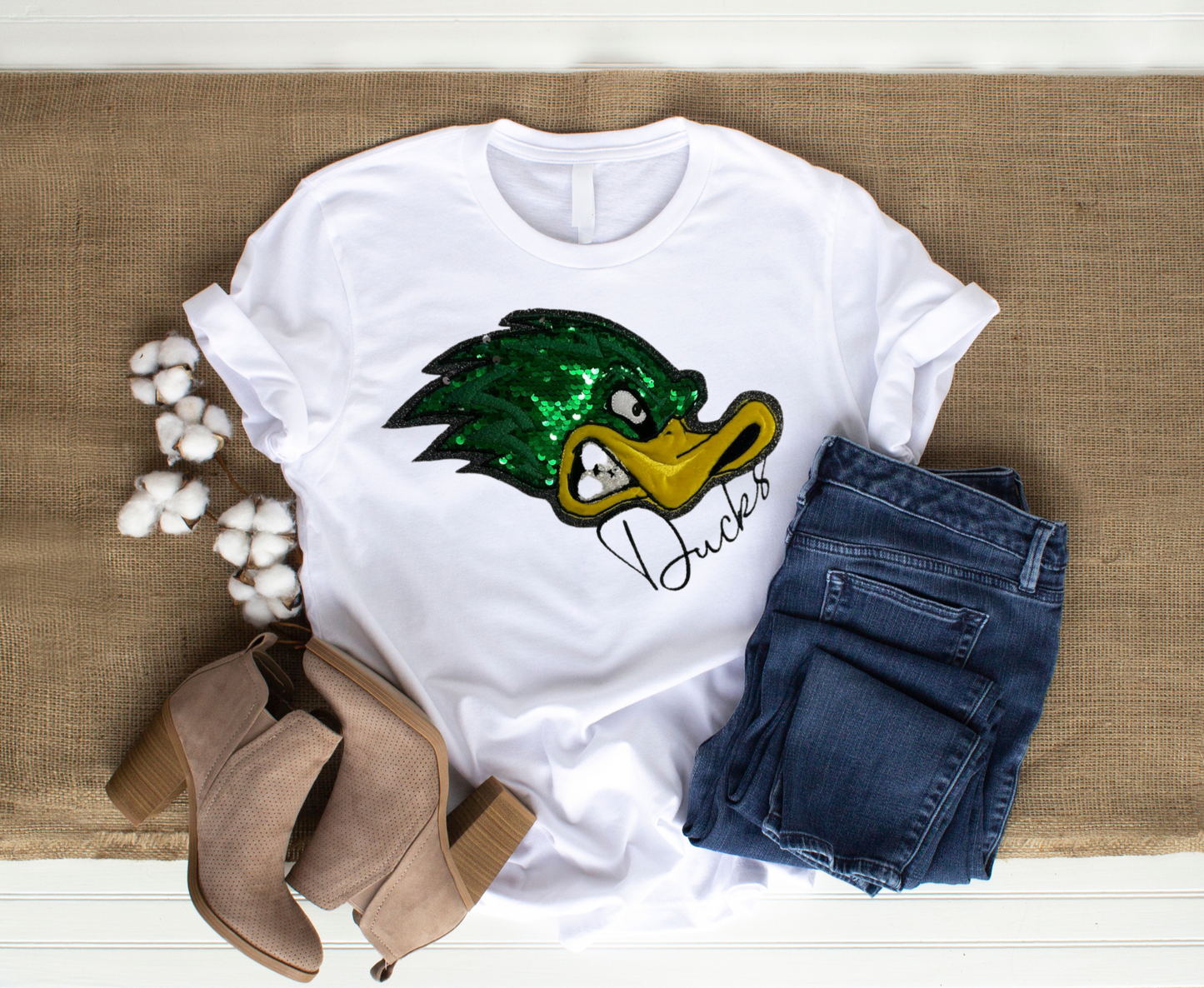 Embroidered Ducks Sweatshirt