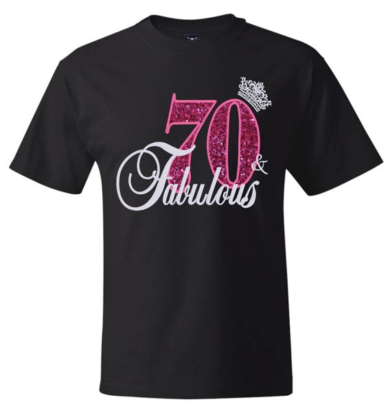 Custom - 70th Birthday Embroidered Shirt