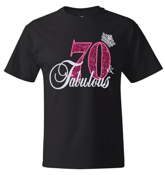 Custom - 70th Birthday Embroidered Shirt