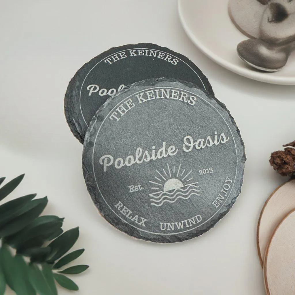 Slate Coasters - Custom Upload