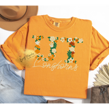 Embroidered Team Floral Shirt - Longhorns