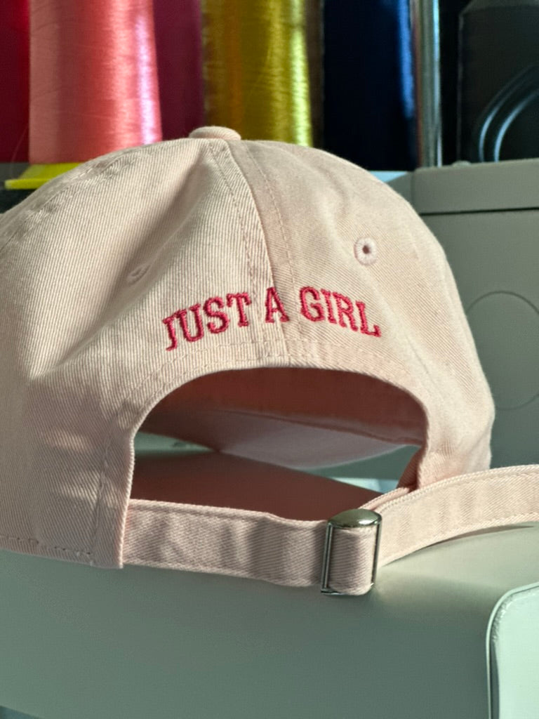 Just a Girl Bow - Dad Cap