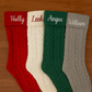 Christmas Stocking Embroidery
