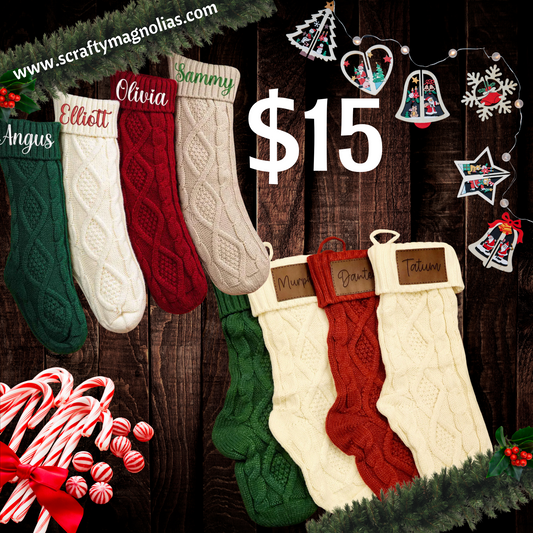 Christmas Stocking Embrodiery