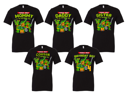 Custom -  Turtle Birthday Shirts