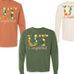 Embroidered Team Floral Heavyweight Long Sleeve - Longhorns