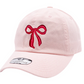 Just a Girl Bow - Dad Cap